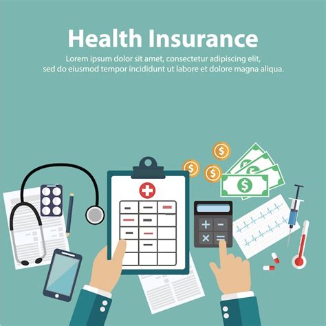 Free Vector | Health insurance background design