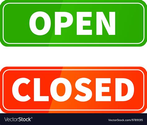 Open Closed Sign Printable