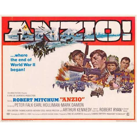 Anzio - movie POSTER (Style A) (11" x 14") (1968) - Walmart.com - Walmart.com