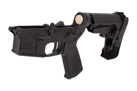 Aero Precision AR-15 Pistol Complete Lower Receiver - MOE Grip & SBA3 Brace - Black APAR501154