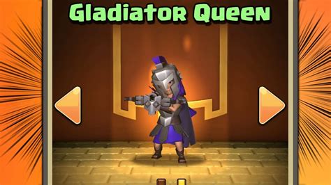 NEW HERO SKIN for ARCHER QUEEN! Gladiator Queen Skin Gameplay in Clash of Clans! - YouTube