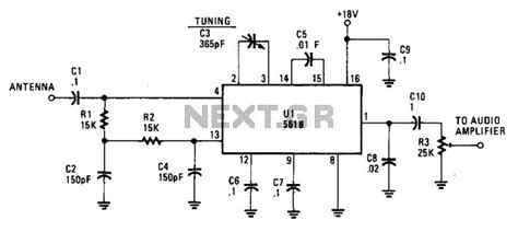 an electronic circuit diagram with the following instructions