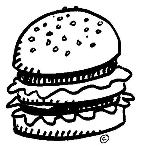 Free Hamburger Cliparts Black, Download Free Hamburger Cliparts Black ...