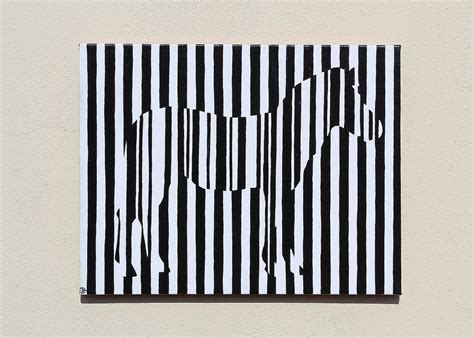 Abstract Zebra Painting