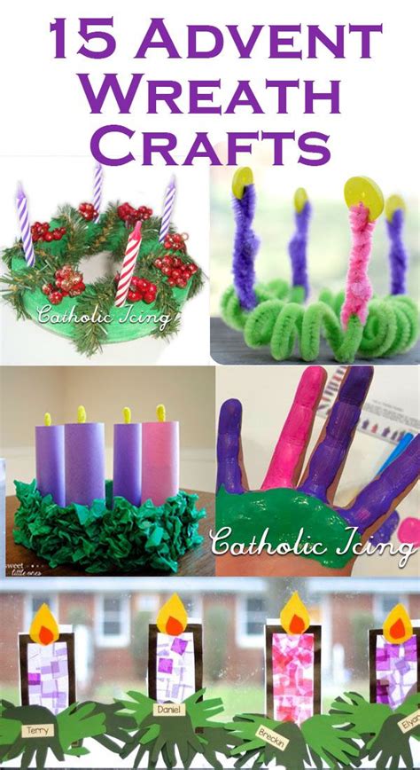 Advent Wreath Crafts For Kids (The Ultimate List!) | Advent crafts ...