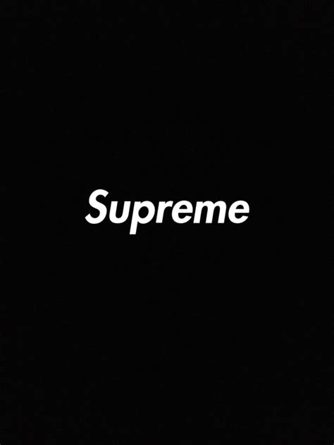 made a very simple supreme BLACK iPhone wallpaper : r/Supreme