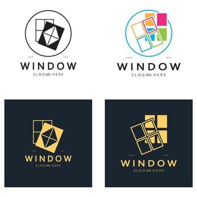 3d Glass Window Logo Mockup Vector Art, Icons, and Graphics for Free ...