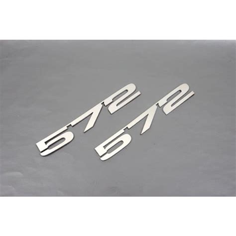 Camaro Hood Emblems, 572, Stainless Steel, 1967-1969 | Camaro Depot