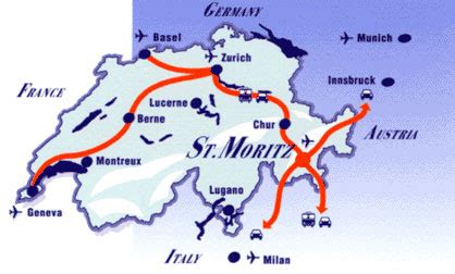 Maps of St Moritz ski resort in Switzerland | SNO