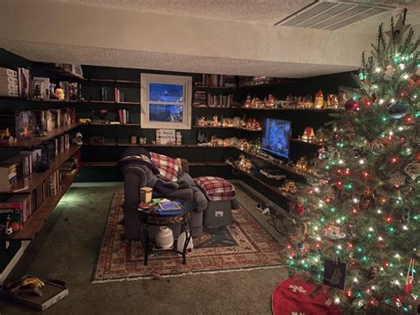 Our library decorated for the holidays : r/CozyPlaces