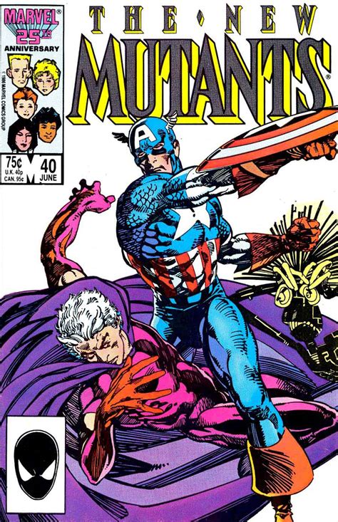 New Mutants #40 - Barry Windsor Smith cover - Pencil Ink