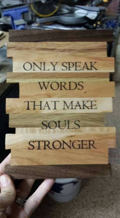 Wooden Sign Laser Engraved With Custom Quote - Etsy