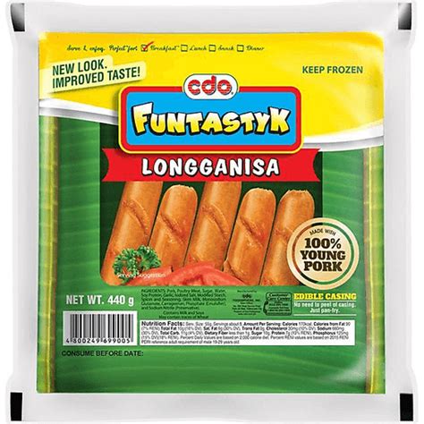 CDO Funtastyk Longganisa | 440g | Deli & Hotdogs | Walter Mart