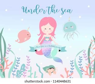 The Little Mermaid Logo Vector (.EPS) Free Download