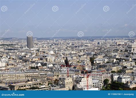 Skyline of Paris city stock photo. Image of city, monpanass - 11006158