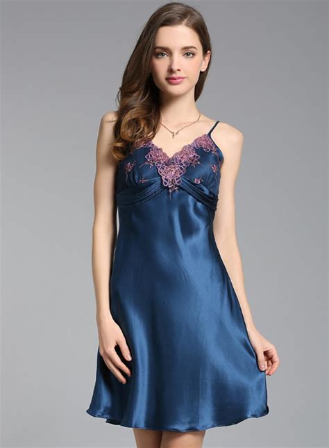 Silk Chemise, Silk Nightgown, Satin Nightie, Womens Nighties ...