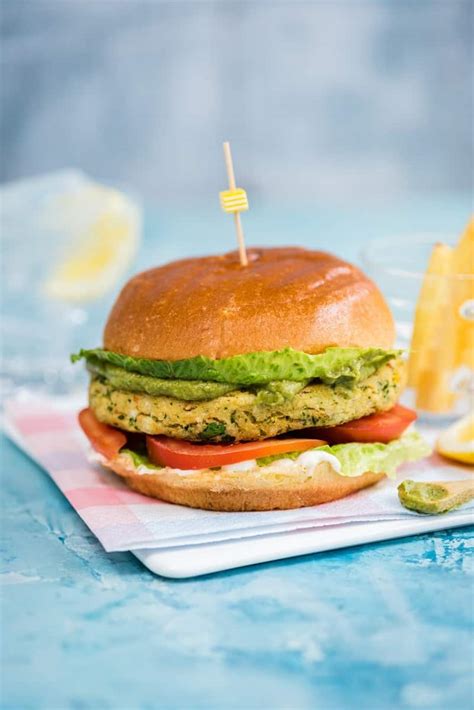 'Krabby patty' - crab burger with avocado green goddess dressing