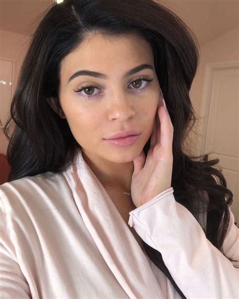 Kylie Jenner Shows Off Avocado Pajamas and Natural Hair