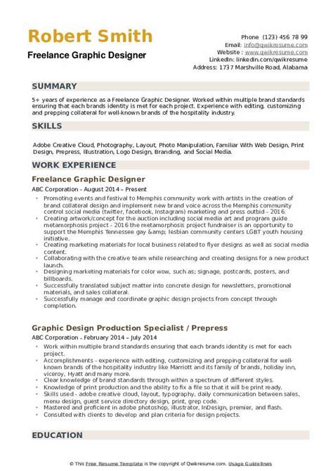 25+ Graphic Design Resumes - Free Samples , Examples & Format Resume / Curruculum Vitae - Free ...