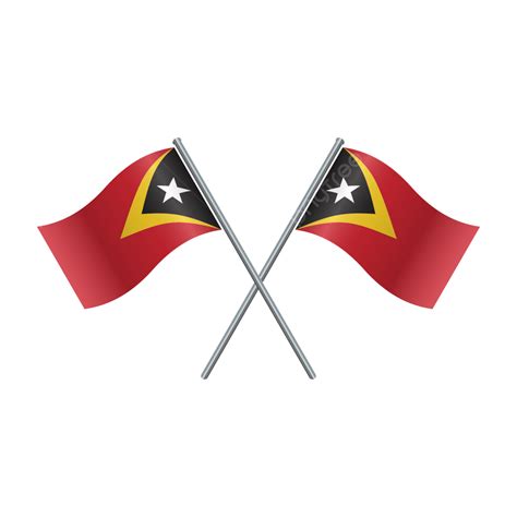 Gambar Bendera Timor Timur, Timor Timur, Bendera, Timor PNG dan Vektor ...