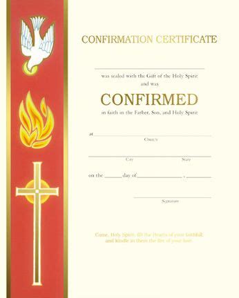 Confirmation - Banner Confirmation Certificate | Certificate templates ...