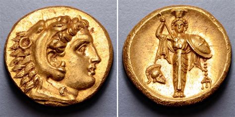 Uncirculated gold coin from Ancient Greece, 340-335 BC. : r ...