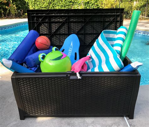 Pool Toy Storage - Deck Boxes, Float Organizers and More