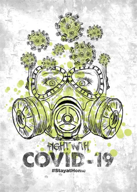 Corona Virus Covid-19 Drawing by Shafiqul Islam | Saatchi Art