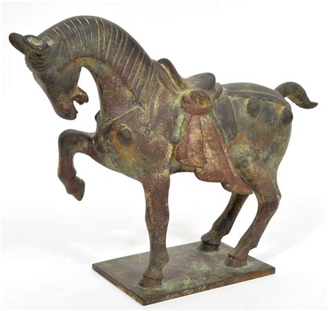 Lot - Chinese Bronze Imperial Horse Statue