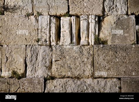 The Western Wall at night , Jerusalem ,Israel Stock Photo - Alamy