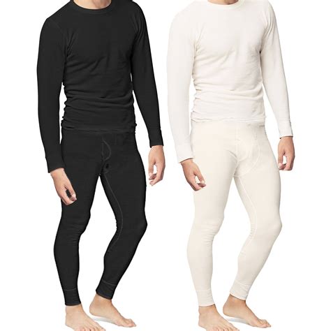 Place and Street Mens 2pc Thermal Underwear Set Cotton Long Johns - Walmart.com