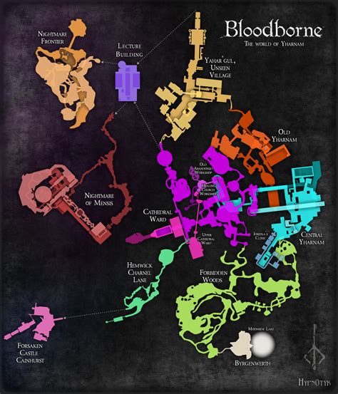 The World of Yharnam [Map] : bloodborne