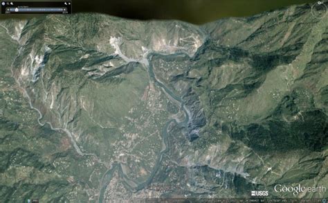 Landslides near Muzaffarabad from the 2005 Kashmir earthquake - The ...