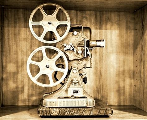 Vintage Reel to Reel Movie Projector Photographic Art Print