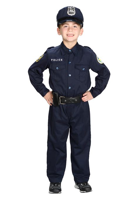 Boys Deluxe Police Officer Costume