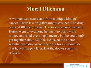 Moral dilemmas