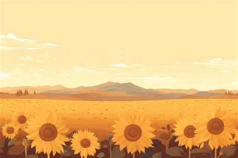 Sunflower field landscape outdoors nature. | Free Photo Illustration ...