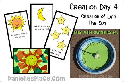 *Creation Day 4 - Light - Members Resource Room - Bible Crafts and Lessons