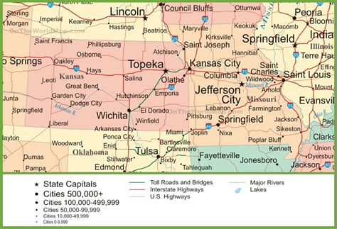 Map Of Kansas And Colorado Border - My Maps