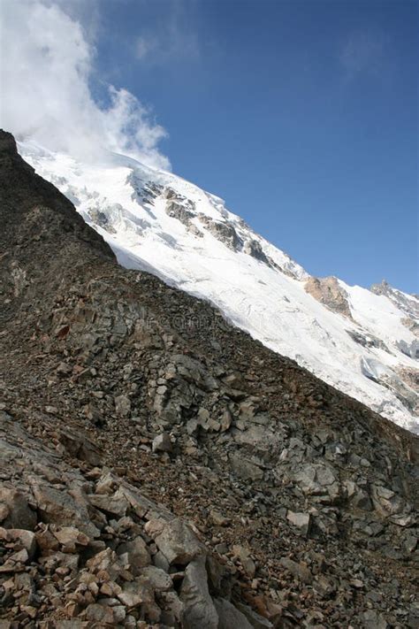 Hiking in the Caucasus Mountains Stock Image - Image of wall, caucasus ...