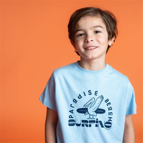 Paradise Beach Surfing T Shirt | Little Chicken Kids