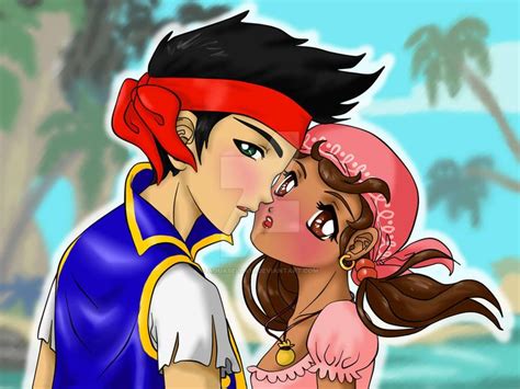 Jake and Izzy by aquabella18 on DeviantArt | Disney junior, Neverland art, Disney