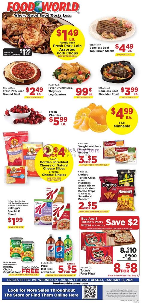 Food World Weekly Ad - sales & flyers specials - MallsCenters