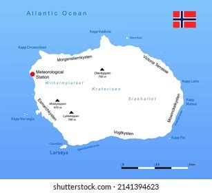 Image Illustration Bouvet Island Map Stock Illustration 2141394623 ...