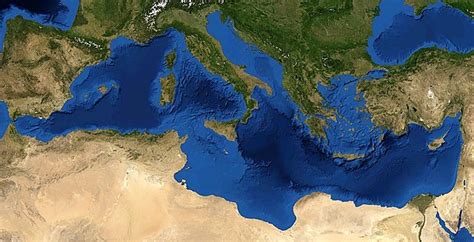 Political Map of Mediterranean Sea - Nations Online Project