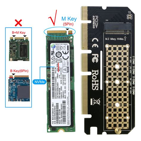 PLEXTO LITEON Intel Multi-Layer Circuit Board NGFF M.2 Mkey NVME SSD to ...