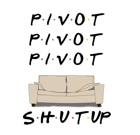 Friends Tv Show SVG Png Jpg Eps Digital Download Pivot Pivot Pivot Shut up Friends Tees Friends ...