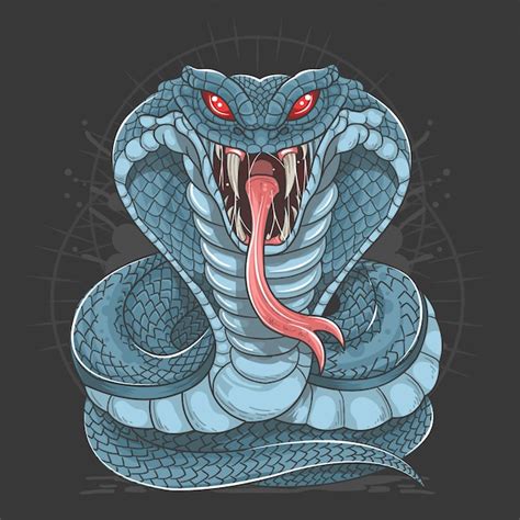 Cobra snake wild beast vector | Premium Vector