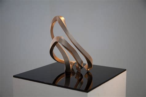 Sculptures made with motion capture, 3D printing, and bronze casting