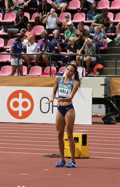 ANNA HALL USA, American Track and Field Athlete on Heptathlon Event in ...